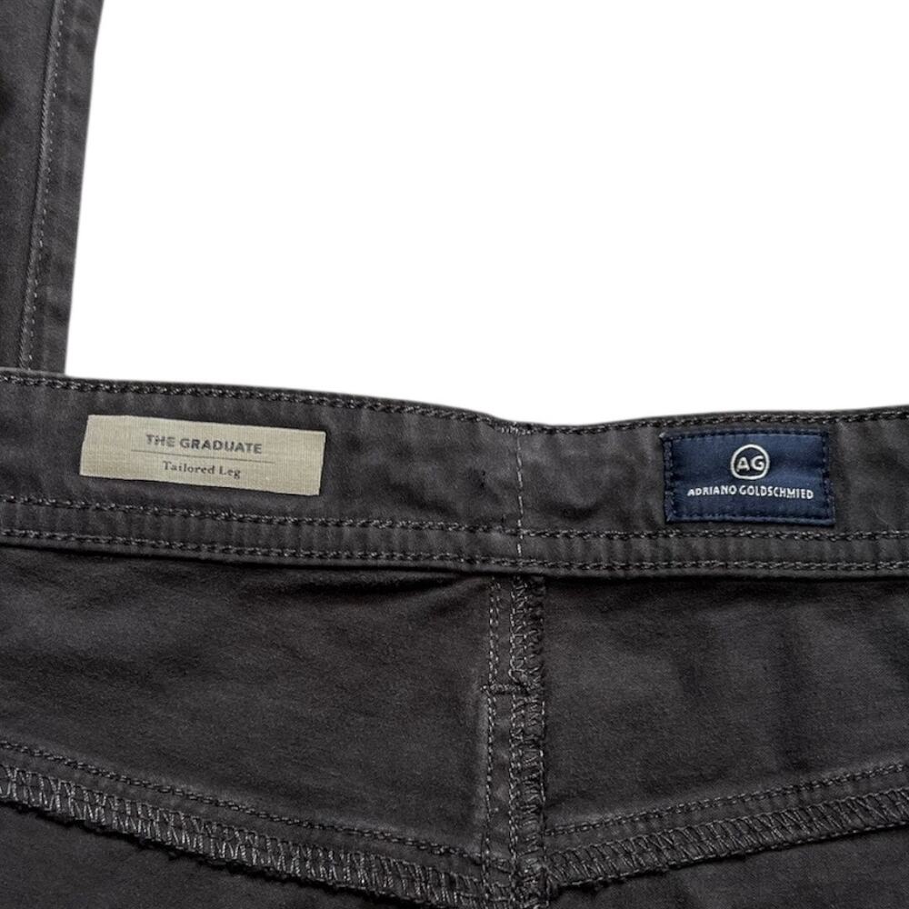 Mens AG Adriano Goldschmied The Graduate Gray Tailored Leg Jeans Size 36 x 32 - Picture 7 of 12